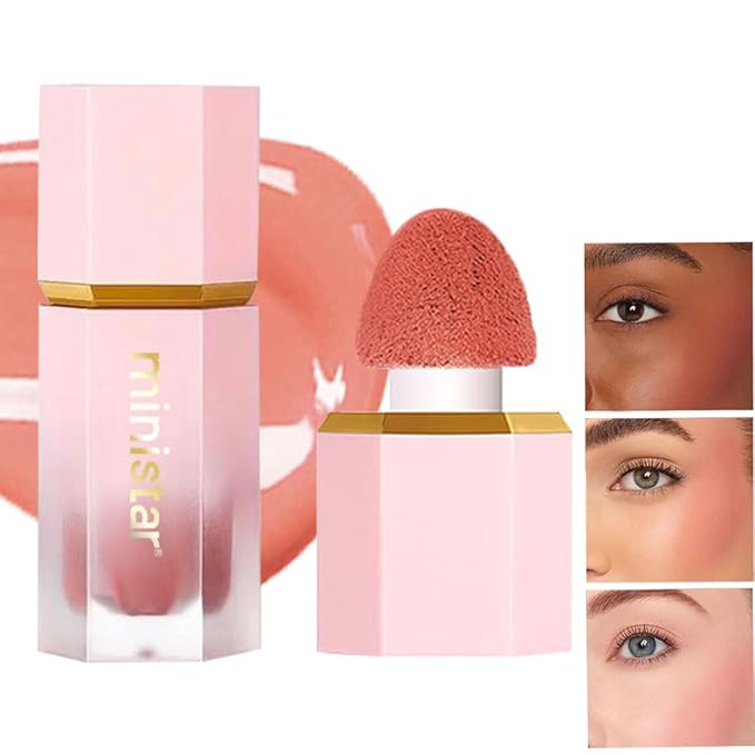 Liquid Blush Makeup, Cream Blush for Cheeks, Waterproof