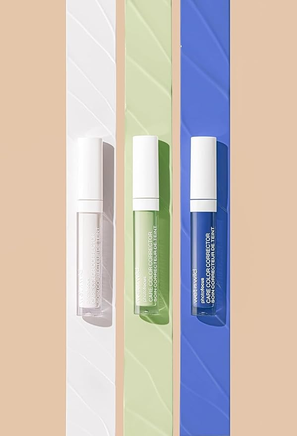 wet n wild Photo Focus Care Color Corrector, Niacinamide-Infused, Seamlessly Buildable for All Skin Types, Lightweight Formula for Flawless Correction, Vegan & Cruelty-Free - White