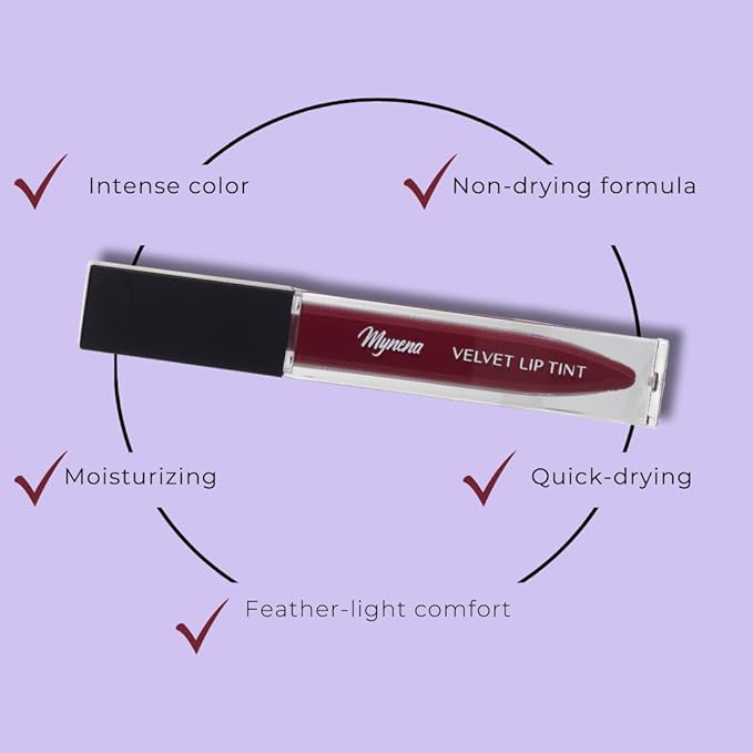 Velvet Cream Matte Lip Stain | High-Pigmented Non-Sticky Non-Drying | Maria