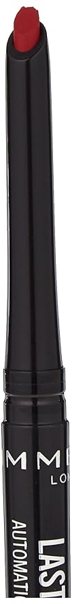 Rimmel Lasting Finish Exaggerate Automatic Lip Liner - Rich, Smooth Formula, Long Lasting - 024 Red Diva, .01oz
