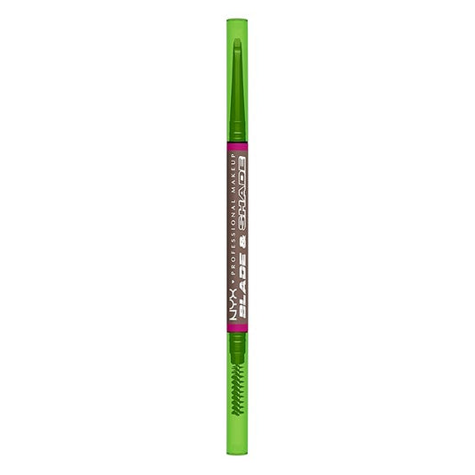 NYX PROFESSIONAL MAKEUP Blade & Shade Brow Pencil, Nano Mechanical Eyebrow Pencil, Up to 16HR Make Up Wear - Cool Ash Brown