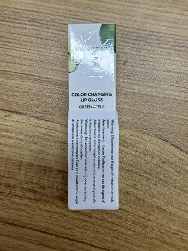 VANERIA Color Changing Lip Gloss,Clear to Pink,Fruit Flavoured Lip Changing Lip Gloss,PH Lip Color,Long Lasting Moisturizing(3.5ml/0.11Fl.Oz) (Apple)