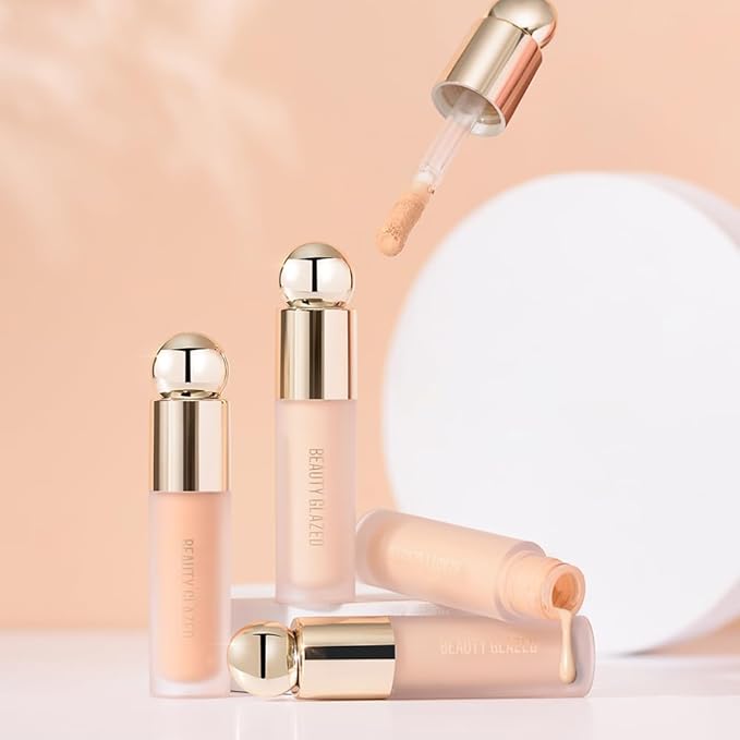 Hydrating Concealer, Lightweight Full Coverage Concealer for Dark Oz (102#)