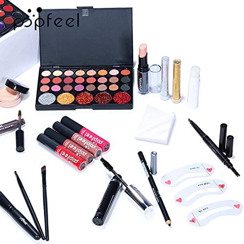 Makeup Sets For Women Brush Sets(Eyeshadow,Primer,Concealer,lipstick,lipgloss,Eyeliner,Eyebrow,Makeup