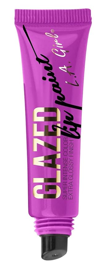 L.A. Girl Glazed Lip Paint, Coy, 0.4 Ounce Girl