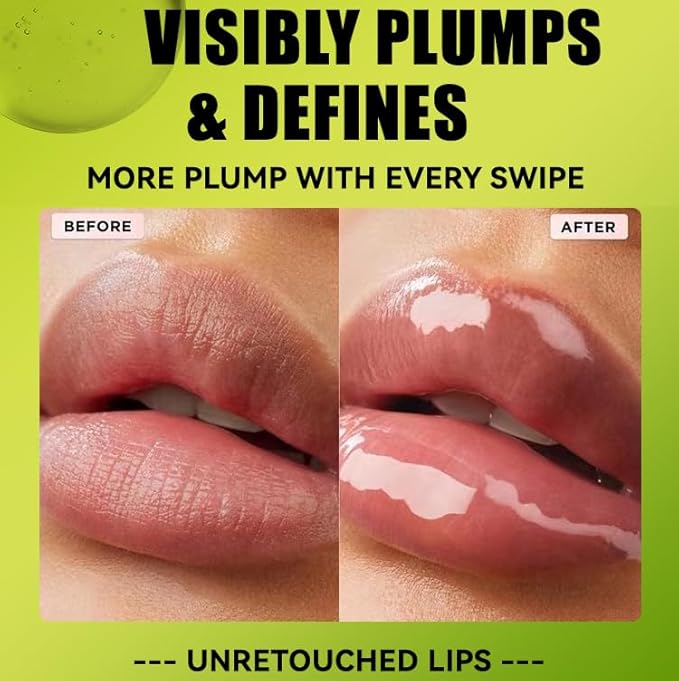 Lip Oil Lip Glaze, Big Brush Head Hydrating Glaze,