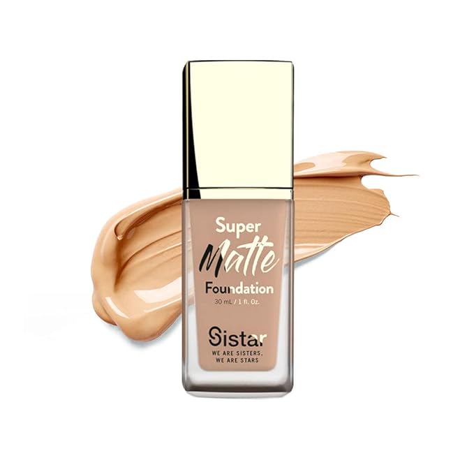 Sistar Super Matte Foundation Perfecting Liquid Foundation Full oz. (Olive) 30 mL