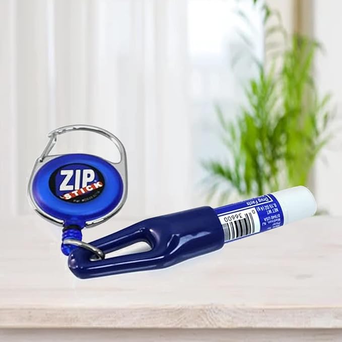 Clip-On Retractable ZIP Stick - Blue (Extends 32 Gloss