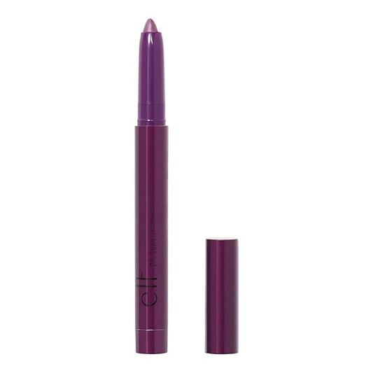 e.l.f. No Budge Shadow Stick, Longwear, Smudge-Proof Eyeshadow, Twist-up Design & Built-in Sharpener, Vegan & Cruelty-Free, Rich Amethyst