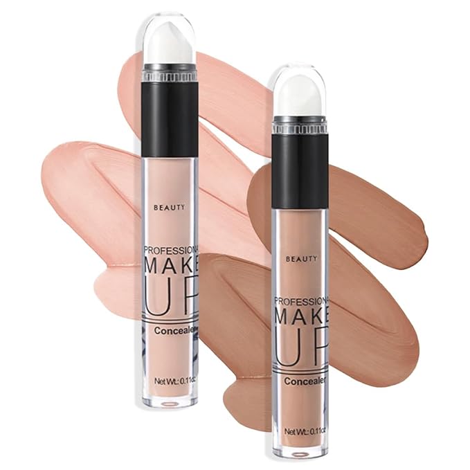 2 Pack Liquid Foundation Cream for Face Makeup,Durable