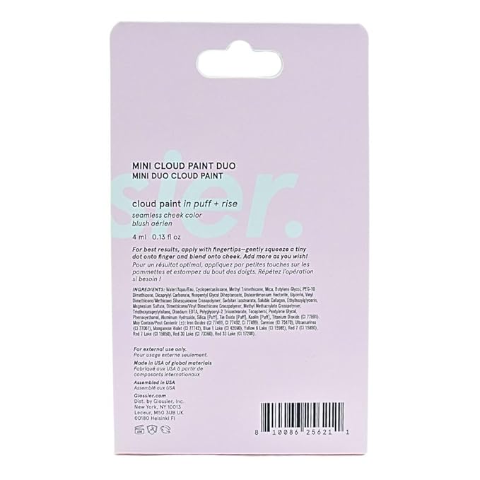 Glossier Mini Cloud Paint Gel Cream Blush Duo::