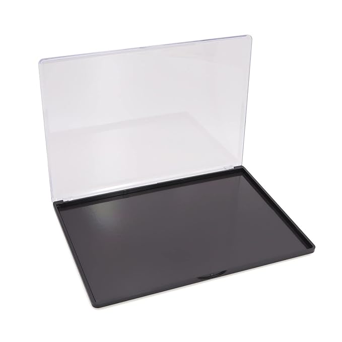 AJLTPA Magnetic Makeup Palette with Clear Top, Empty