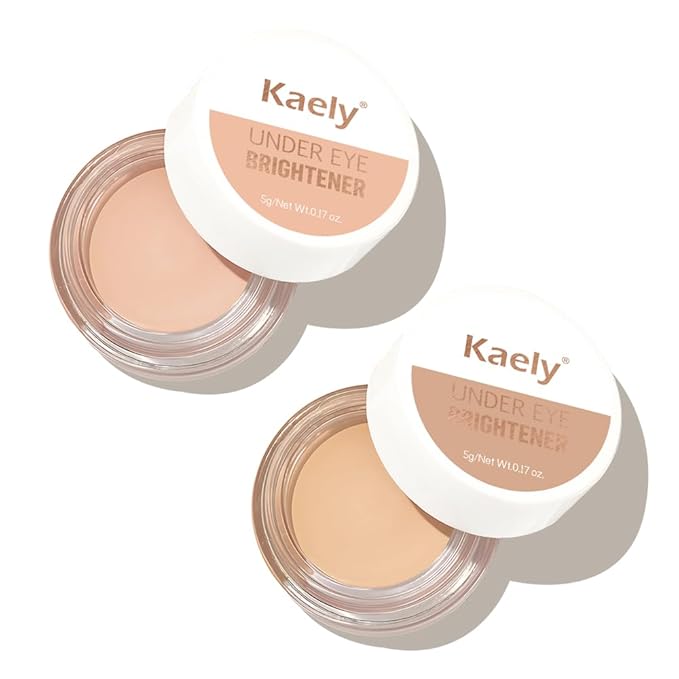 evpct 2Pcs under Eye Brightener, Nourishing Luminous under & 10#