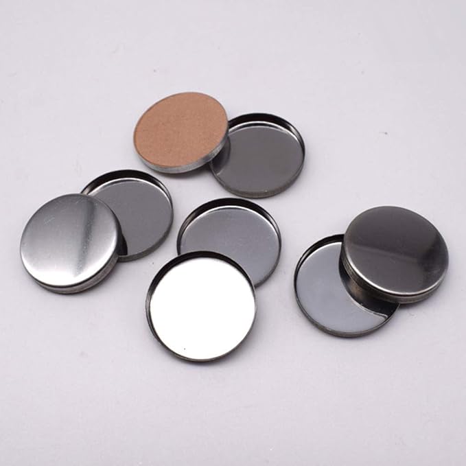 50 Pieces Empty Round Metal Tin Palette Pans