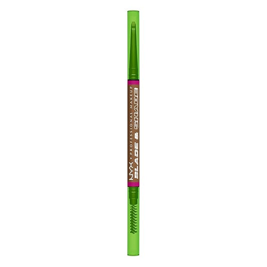 NYX PROFESSIONAL MAKEUP Blade & Shade Brow Pencil, Nano Mechanical Eyebrow Pencil, Up to 16HR Make Up Wear - Blonde