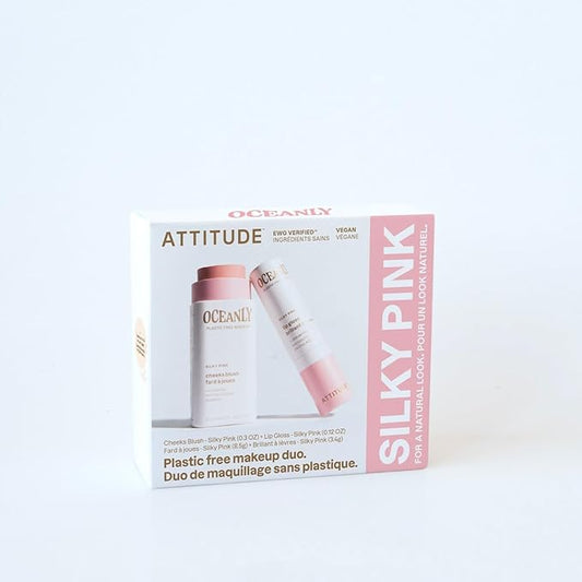 ATTITUDE Silky Pink Makeup Duo Box Set, EWG