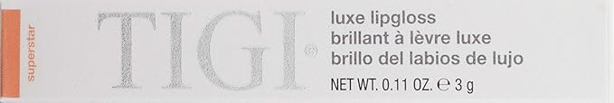 TIGI Cosmetics Luxe Lip-Gloss, Superstar, 0.11 Ounce TIGI