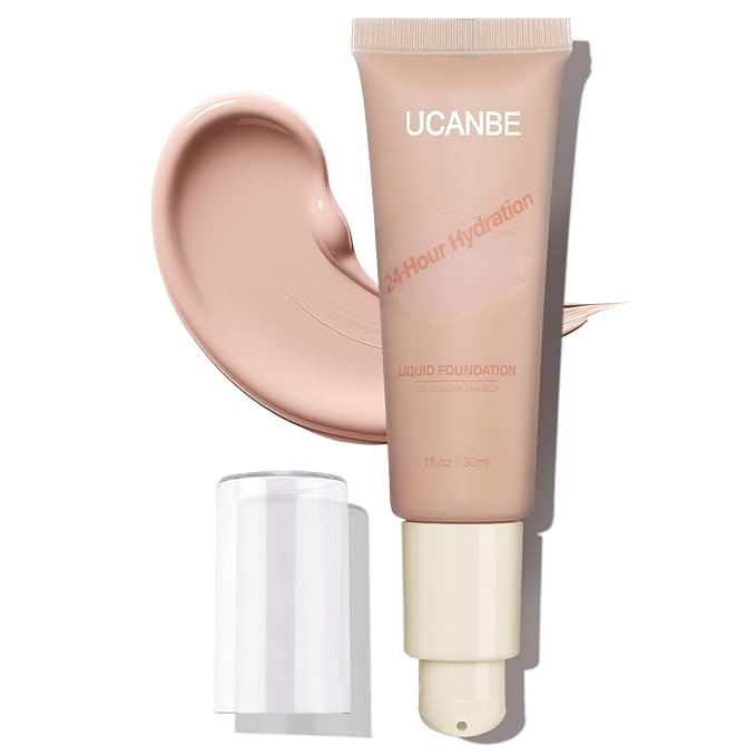 UCANBE Matte Liquid Foundation Makeup, Medium to Full fl. oz.