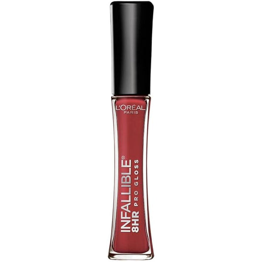 L’Oreal Paris Makeup Infallible 8 Hour Hydrating Lip Gloss, Suede, 0.21 Fl Oz