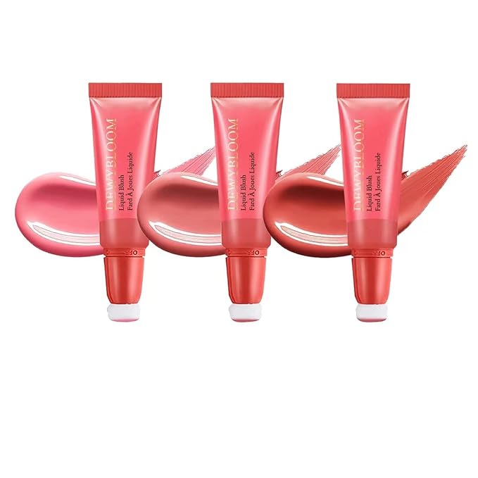 3 Color Blush Beauty Wand, Soft Matte Lightweight Face