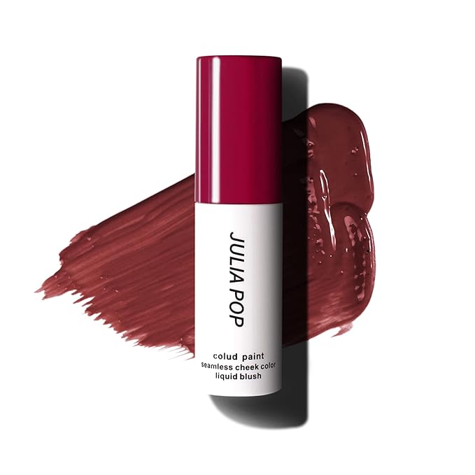 AKARY Velvet Mousse Liquid Blush Makeup for Cheeks, (Fine Flash))