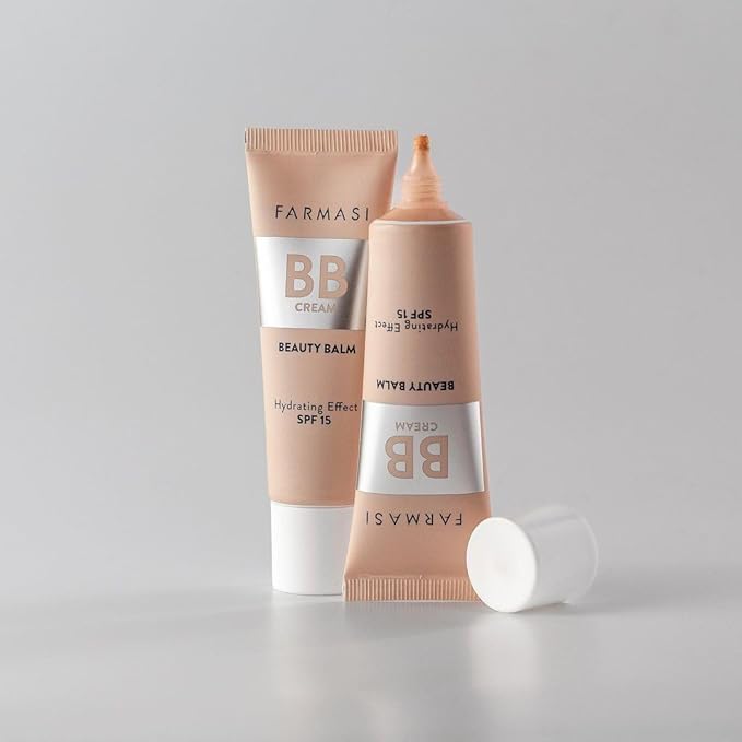 FARMASi Make Up BB Cream Beauty Balm, Full-Coverage Foundation, Concealer, Moisturizer BB Cream for All Skin Types (00 Fair, 1)