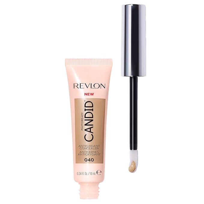 Revlon PhotoReady Candid Concealer, with Anti-Pollution, Antioxidant, Anti-Blue Fluid Oz