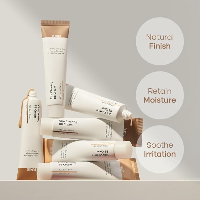 PURITO Cica Clearing BB Cream #13 Neutral Ivory 30ml