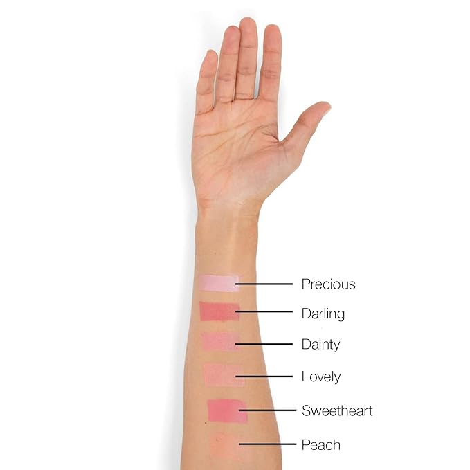 Palladio I'm Blushing 2-in-1 Cheek and Lip Tint, Buildable Lightweight Cream Blush, Sheer Multi Stick Hydrating formula, All day wear, Easy Application, Shimmery, Blends Perfectly onto Skin, Dainty