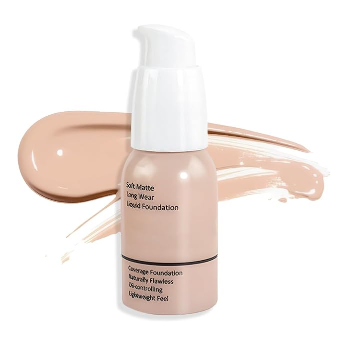 Matte Liquid Full Coverage Foundation, Flawless Soft Matte of 1)