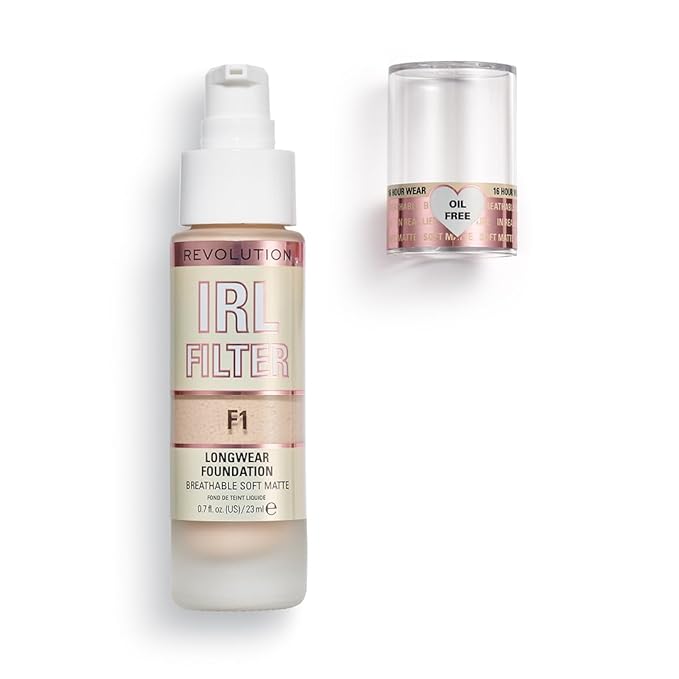 Revolution Beauty, IRL Filter Longwear Foundation, Soft &
