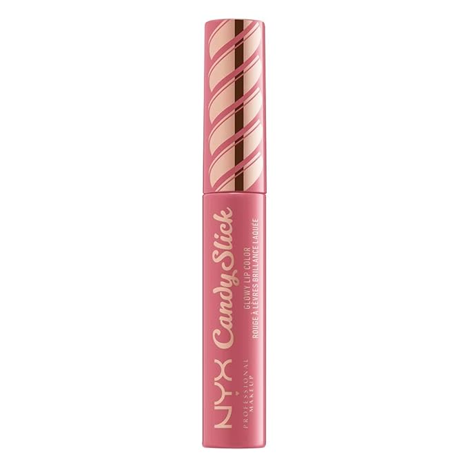 NYX PROFESSIONAL MAKEUP Candy Slick Glowy Lip Color Gloss - Cream Bee (Dusty Rose)