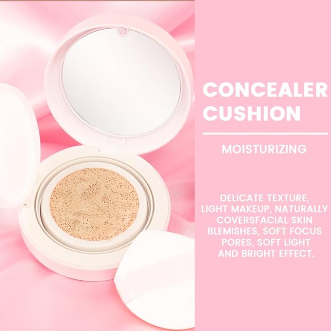 Nuder Cushion Foundation,Natural Beige for Natural & Medium Skin Types