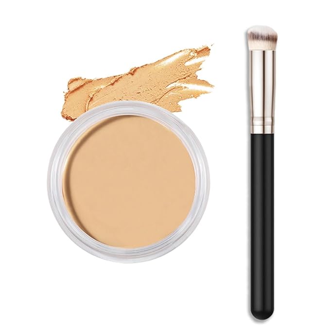 Kaely Cream Pot Concealer Full Coverage Set,Conceal Brighten