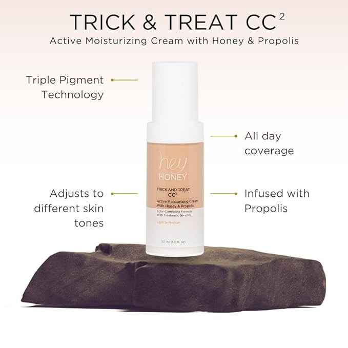 Hey Honey Trick and Treat CC² Cream SPF (Deep Tan) 1 oz