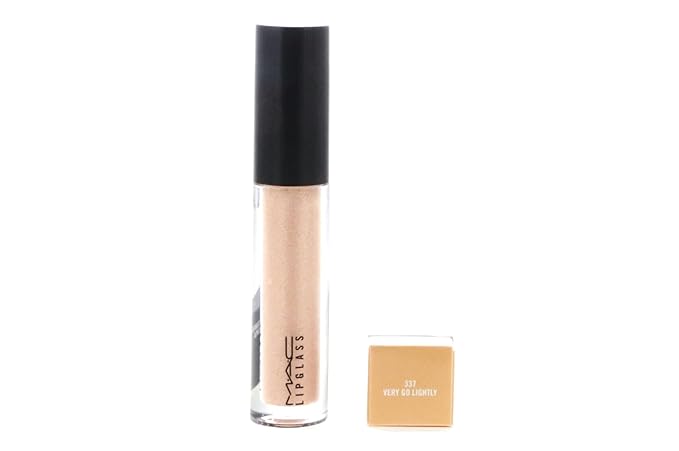 MAC LIPGLASS in VERY GO LIGHTLY! Full Size New in Box Gorgeous Shade! :)