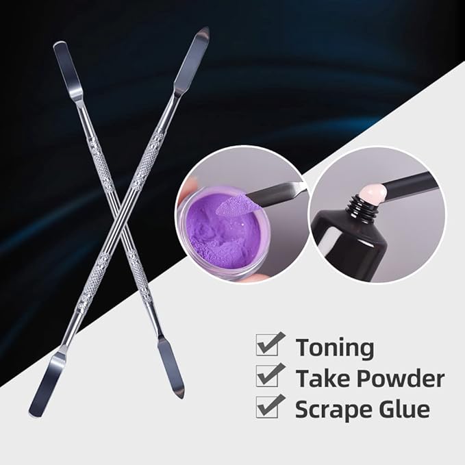 7.2 inches Pro Stainless Steel Make Up Spatula