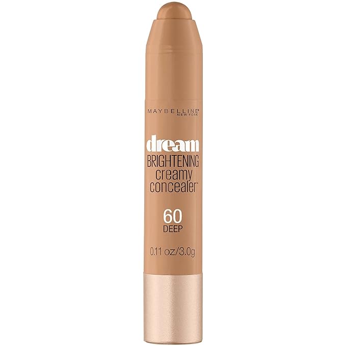 Maybelline New York Dream Brightening Creamy Concealer, Deep, 0.11 oz
