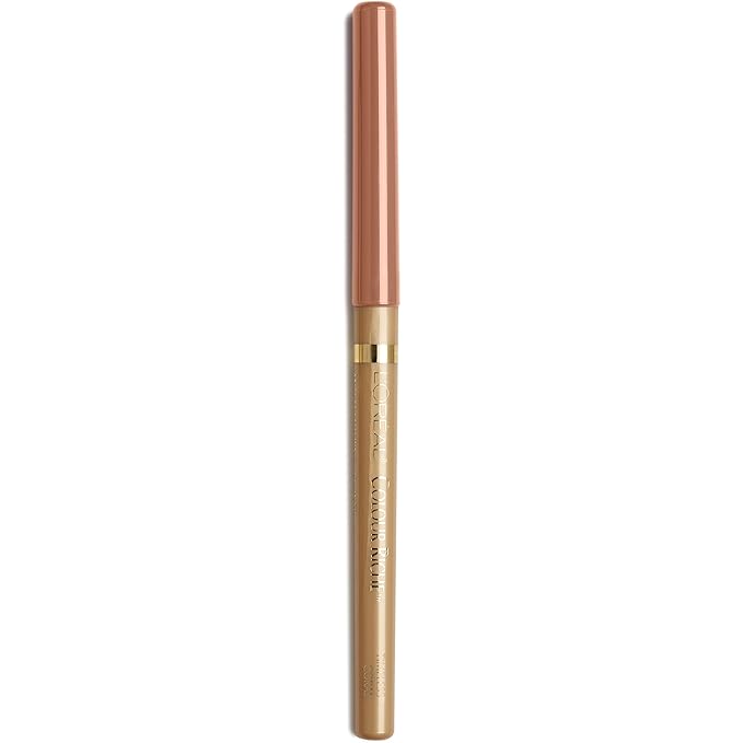 L'Oreal Paris Colour Riche Lip Liner Pencil, Creamy Lip Liner with Omega 3 and Vitamin E, 760 Timeless Coral (Peach Coral)