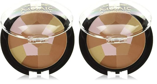 L.A. Colors Mosaic Bronzer/Blush Compact, Golden Bronze, 0.09