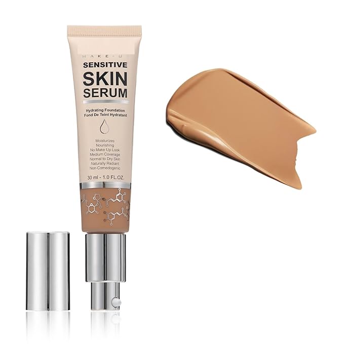 MAEPEOR Hydrating Foundation 6 Colors Full Coverage Liquid