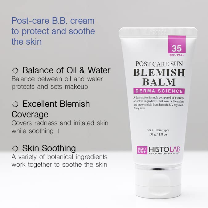 HISTOLAB Blemish Balm Best BB Cream Korean Food For Face Blemish Skin Care Healer (Post Laser Sun BB Cream)