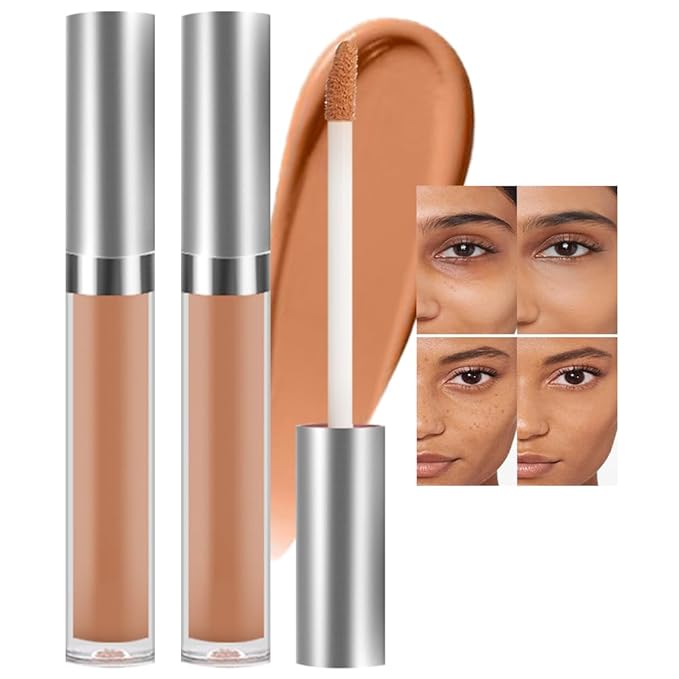Kaely 2Pcs Hydrating Concealer Wand,Full Coverage Liquid under