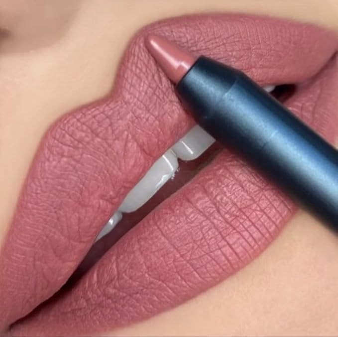 REINA REBELDE Cosita Bold Lip Pencil - Warm Nude Shade/Up to 8 Hour Finish/Water Resistant, Won't Feather or Bleed/Highly Pigmented Glides On/Moisturizing/Cruelty-Free/PVC Free Barrel