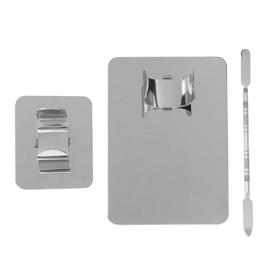 Stainless Steel Cosmetic Mixing Makeup Palette with Makeup