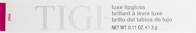 TIGI Cosmetics Luxe Lip-Gloss, Chic, 0.11 Ounce TIGI
