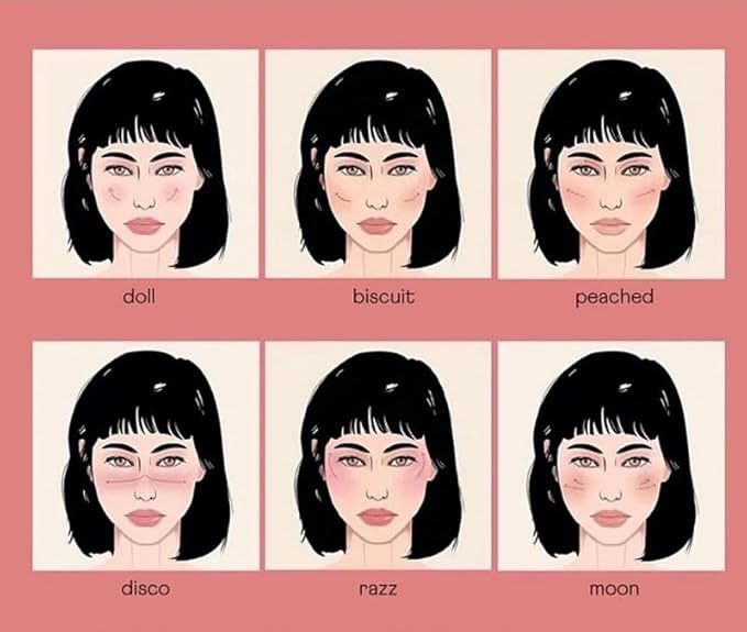 Stamp Liquid Blush Stamp Blush with Heart Shaped Women (3)