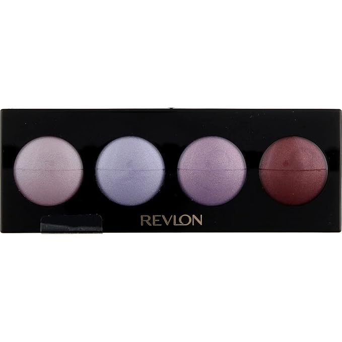 Revlon Crème Eyeshadow Palette, Illuminance Eye Makeup with Crease- Resistant Ingredients, Creamy Pigmented in Blendable Matte & Shimmer Finishes, 701 Wild Orchids, 0.12 Oz
