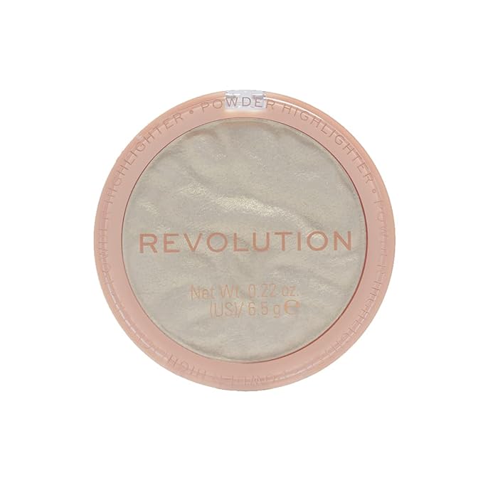 Revolution Beauty, Reloaded Pressed Powder Highlighter, Intensely Pigmented 0.22 Oz