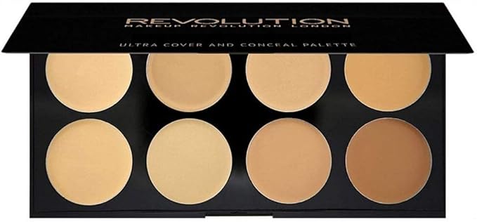 Makeup Revolution Ultra Cover & Concealer Palette, Ultimate 10g